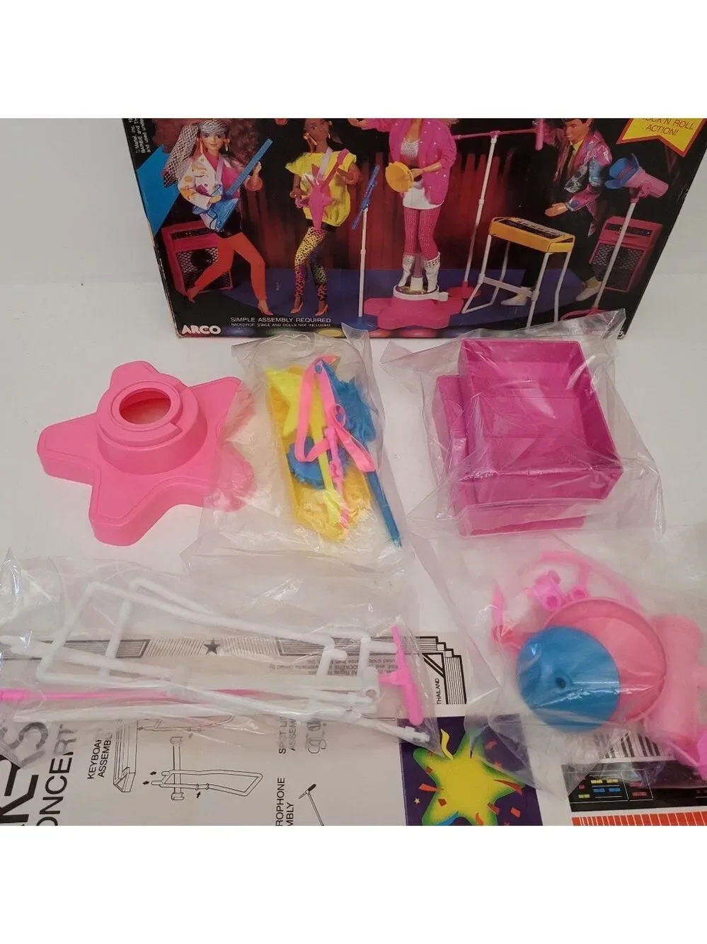 Vintage 1986 Barbie and The Rockers Concert #7743